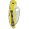 Spyderco 2024 Spyderco Tasman Salt 2 Lightweight Yellow H1 Plain SPY-C106PYL2 - alternate 3
